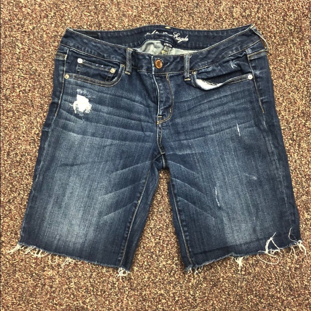 American eagle long shorts with stretch
